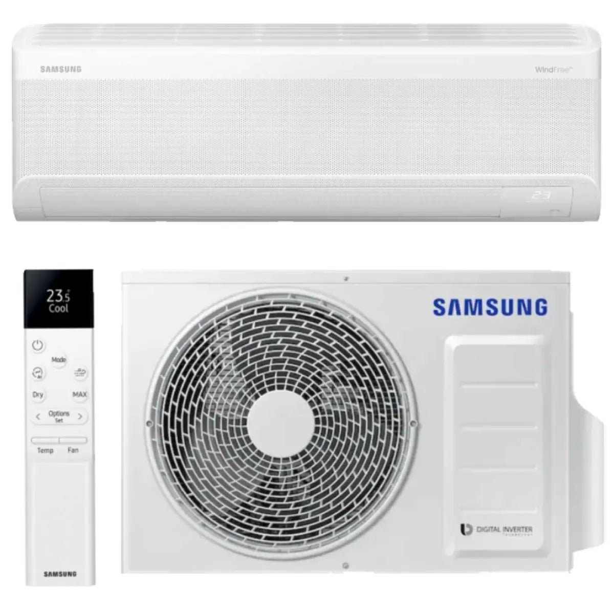 Samsung Wind-Free Comfort S2 Split Klimaanlage AR60F12C1AWNEU 3,5 kW